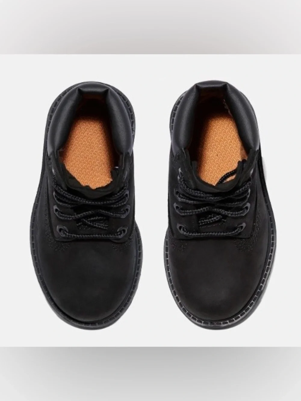 Black Lace-Up Lug Sole Boots
